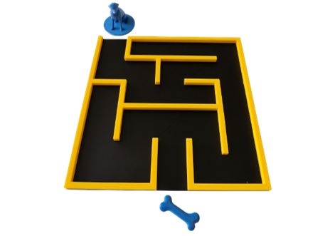 Laberint en relleu + alt contrast dificultat baixa