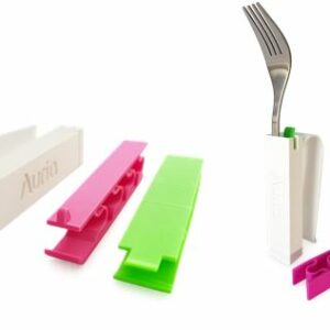 Suport de pinça amb molla per a coberts i altres estris petits.