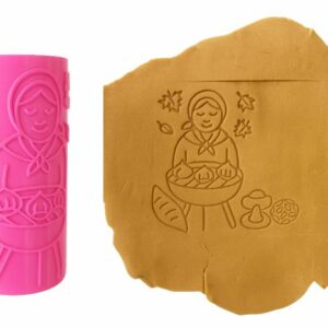 Rodet amb estampa de la castanyada