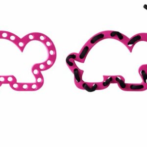 Joguina per enfilar amb silueta de tortuga